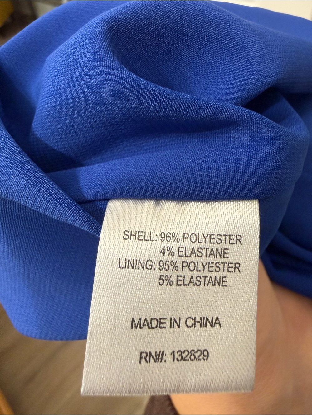 🦋 Lovers and Friends| Cobalt Blue Strapless Bandeau Maxi Dress NWT XL - Picture 9 of 10